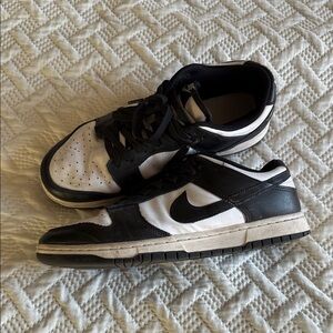 Nike Black and White Dunk Low Panda Retro Men's Sneakers